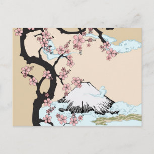 Fuji och Sakura Vykort