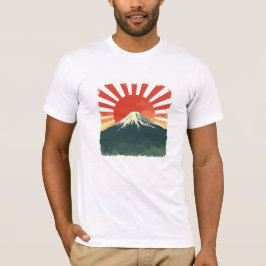 Fuji Retro Japan Tee | Vintage Stigning Sol