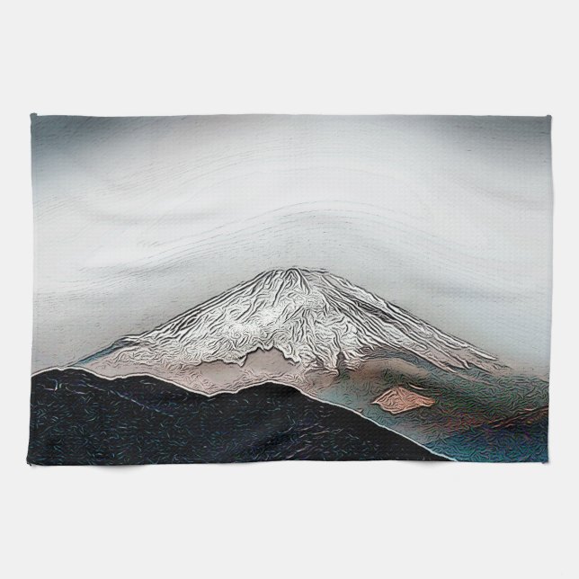 Fuji-san Kökshandduk (Horisontell)