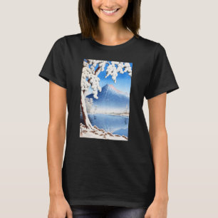 Fuji Snö Winter landskap Japan Japansk Ka T Shirt