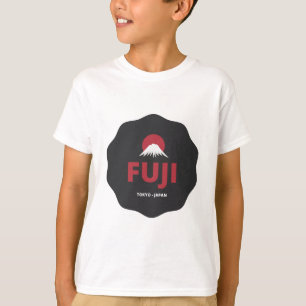Fuji Tokyo Japan Emblem Design T Shirt