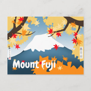 Fuji-vykort Vykort