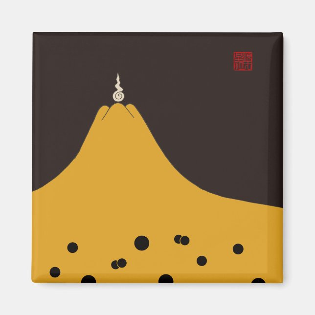 Fujigoshinkamonkurokirasya-Jinbaori Magnet (Framsidan)