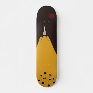 Fujigoshinkamonkurokirasya-Jinbaori Mini Skateboard Bräda 18,5 Cm