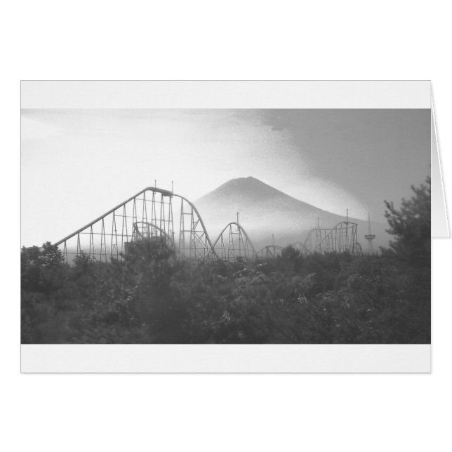 Fujiland (sakralt berg (för utrymme)) hälsningskort (Framsidan Horizontal)