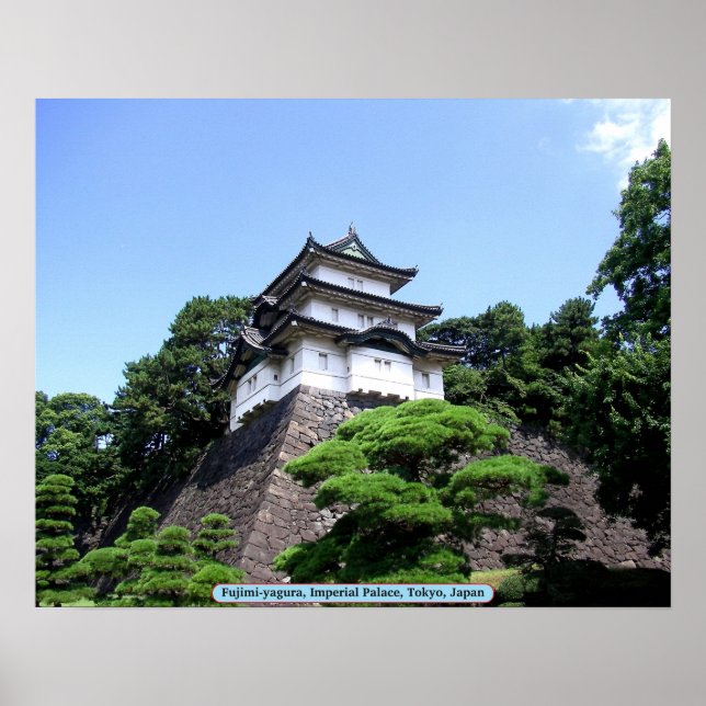 Fujimi-yagura, Imperial Palace, Tokyo, Japan Poster (Framsidan)