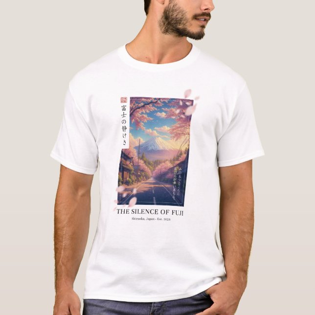 Fujis tystnad t shirt (Framsida)
