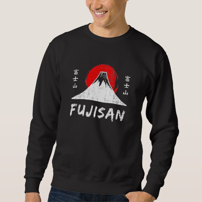 Fujisan Lång Ärmad Tröja (Framsida)