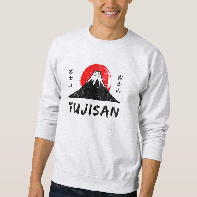Fujisan Lång Ärmad Tröja (Framsida)