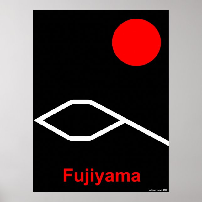 Fujiyama Poster (Framsidan)