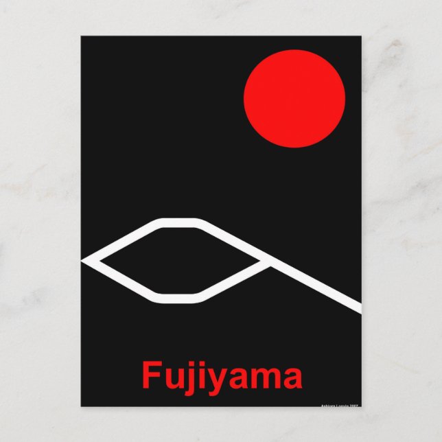Fujiyama Vykort (Framsida)