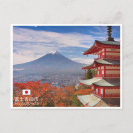Fujiyoshida - Mount Fuji - Japan Vykort