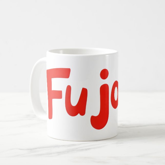 Fujoshi Red Fläkt Slogan Kaffemugg (Framsida vänster)