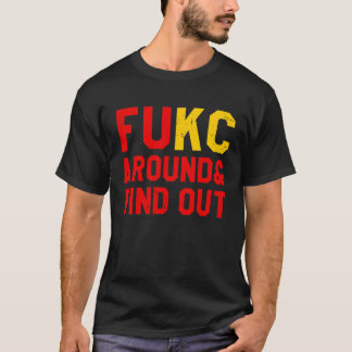 FuKC runt och ta reda på KC Retro Fläkt T Shirt