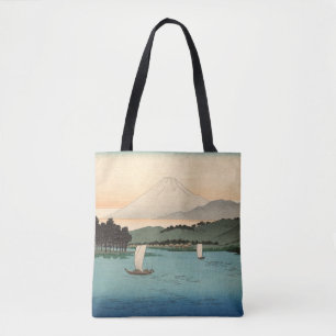 Fukeiga 4 - Ukiyo-e Vintage japanska Tygkasse