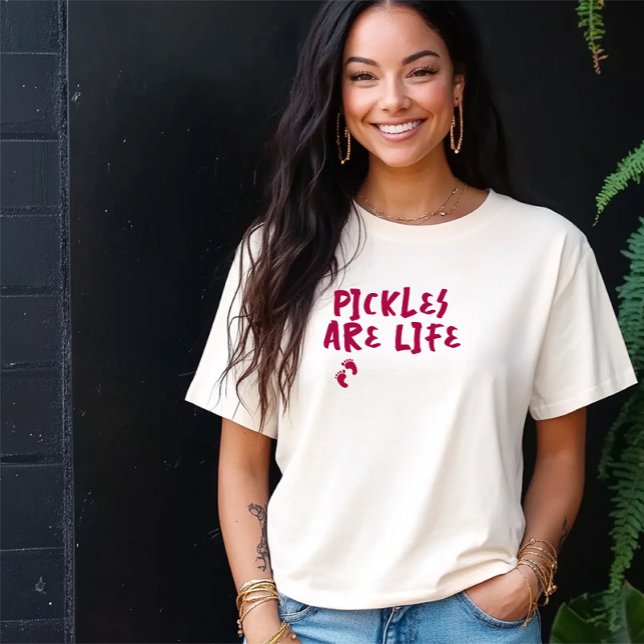 Fukt fingeravtrycksburgundy T-Shirt för gravid (Skapare uppladdad)