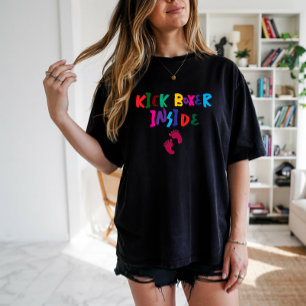 Fuktig fingeravtrycksfärg för gravid t shirt