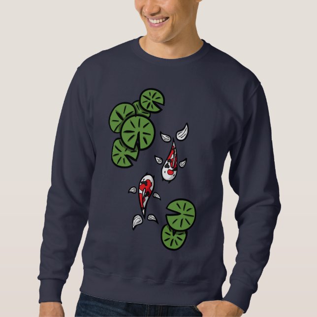 Fuku och Heiwa Manar Mörk Shirt Långärmad Tröja (Framsida)