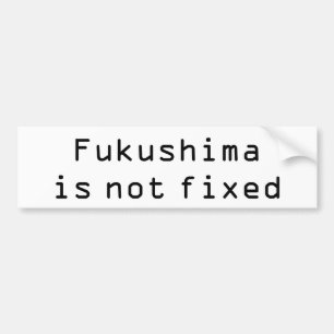 Fukushima fixas inte bildekal