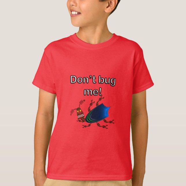 Ful Bug - Barnens Grundläggande T-Shirt (Framsida)