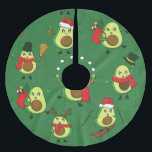 ful christmas avocado Santa Vinter Julgransmatta Borstad Polyester<br><div class="desc">ful christmas avocado Tomvinter , grönsaker,  ful christmas,  avocado,  luschristmas,  vegan,  vegetarian, christmas, vegetarian christmas, vegan christmas</div>
