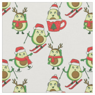 ful christmas avocado ski Santa Tyg
