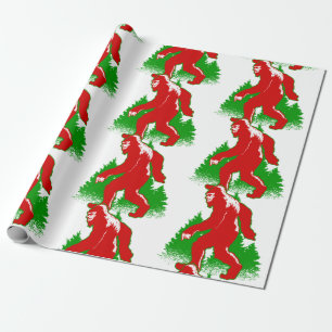 ful christmas bigfoot yeti presentpapper