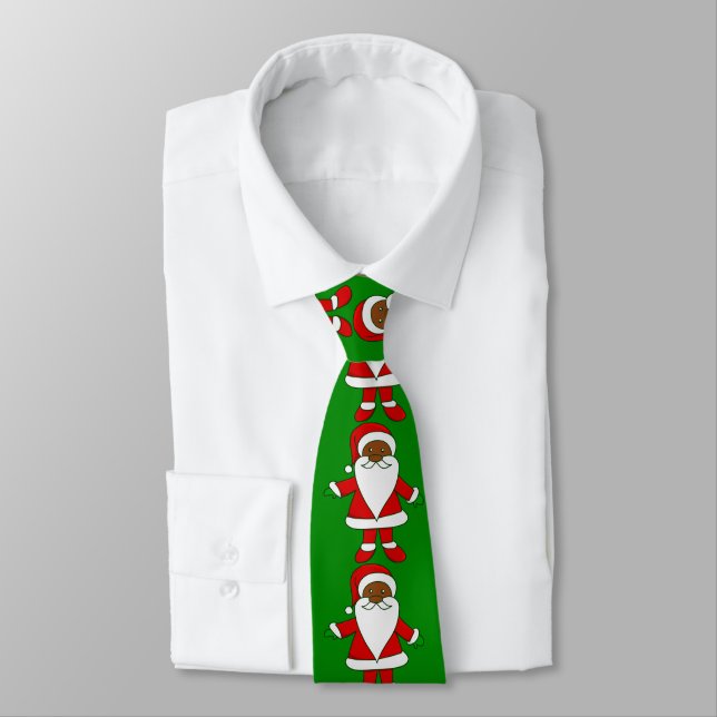 ful christmas black african american jultomten slips (Bunden)