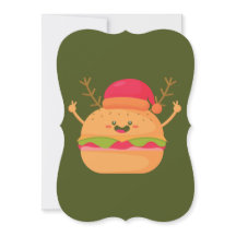 ful christmas burger Santa cheeseburger