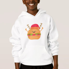 ful christmas burger Santa cheeseburger T Shirt