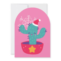 ful christmas cactus sydvästra öknen snöflingor
