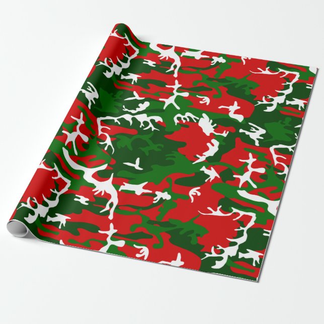 ful christmas camo-kamouflage presentpapper (Utrullad)