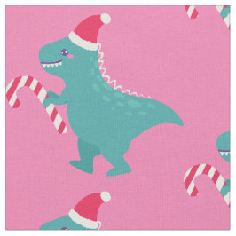ful christmas dinosaur trex snöflingor vintertid tyg