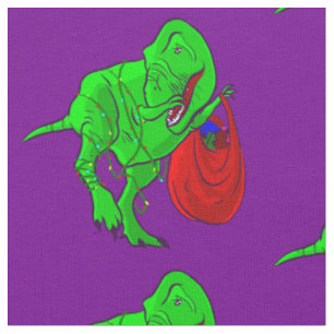 ful christmas dinosaur tyrannosaurus rex tyg