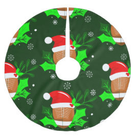 ful christmas-fotbollssport julafton holly julgransmatta borstad polyester