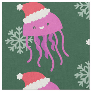 ful christmas jellyfish Tomsnowflake Tyg