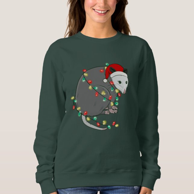 ful christmas jultomten opossum t shirt (Framsida)