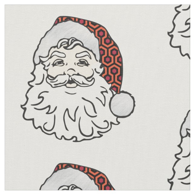 ful christmas jultomten pooky hotellmatta tyg (Närbild)