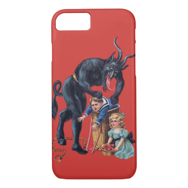 ful christmas krampus antique red Case-Mate iPhone skal (Baksida)