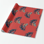 ful christmas krampus antique red presentpapper<br><div class="desc">"ful christmas krampus antique" , antique,  "christmas krampus" , victorian, krampus,  "ful christmas",  "ful christmas",  "ful julafton",  "skrämmande christmas",  "mardröm christmas",  "krampus christmas"</div>