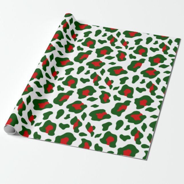 ful christmas leopard print presentpapper (Utrullad)