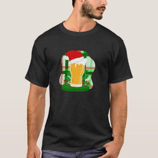 ful christmas-öl, jultomten-holly, rolig t shirt