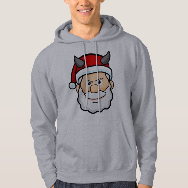 ful christmas ond Santa Hoodie (Framsida)