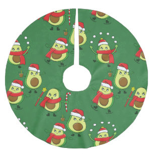 ful christmas Santa avocado vinter Julgransmatta Borstad Polyester