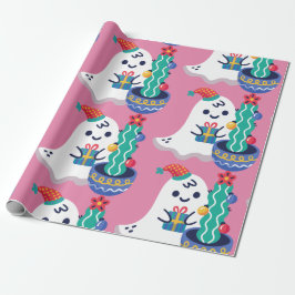 ful christmas spöke julafton cactus presentpapper