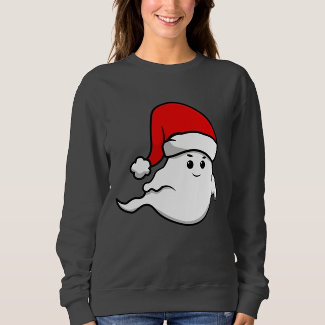 ful christmas spöke jultomten pooky creepy t shirt (Framsida)