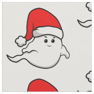 ful christmas spöke jultomten pooky creepy tyg