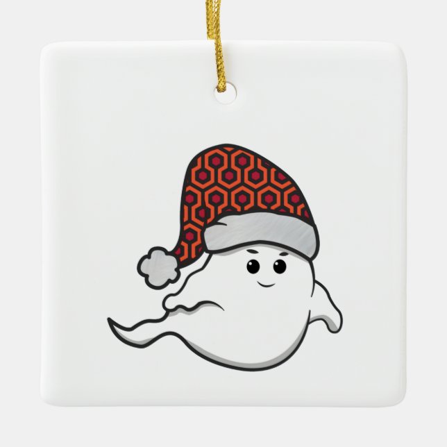 ful christmas-spökpookyhotell julgransprydnad keramik (Framsida)