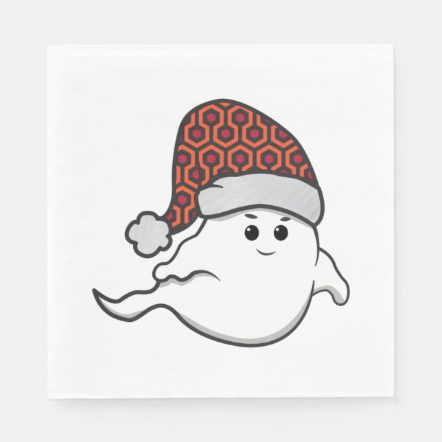 ful christmas-spökpookyhotell pappersservett (Framsidan)