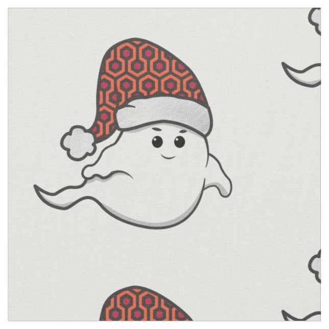 ful christmas-spökpookyhotell tyg (Närbild)